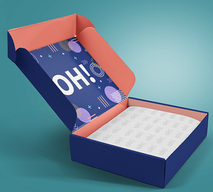 Nhà máy sản xuất khuyến mãi bán buôn các tông sóng giấy màu Bao bì hộp tùy chỉnh Hộp quà tặng - Product Image 1