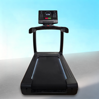 Cinta de Correr Eléctrica Comercial de Alta Calidad, Equipo de Entrenamiento con Monitor de Ritmo Cardíaco en el Agarre, de China