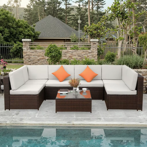 2022 mobilier d'extérieur d'<span class=keywords><strong>occasion</strong></span> pas cher extérieur patio conversation ensembles salon canapé ensemble meubles <span class=keywords><strong>de</strong></span> <span class=keywords><strong>jardin</strong></span> canapé ensemble meubles - Product Image 6