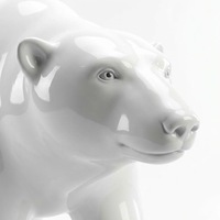 Statue d'ours en résine personnalisée avec éclairage LED, grande sculpture pour parc à thème d'Halloween, accessoire photo, cadeau d'entreprise