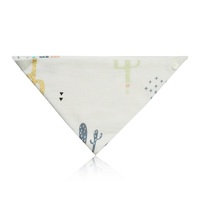 Bavoirs triangulaires pour bébés, garçons et filles, 100% coton biologique, modèle unisexe