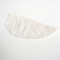 Serviette de table en lin pur à 100% personnalisée, bordure picot, serviette de table décorative