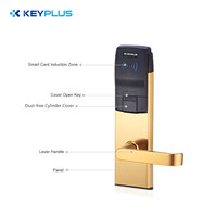 Sistem Kunci Hotel Kualitas Tinggi, Kunci Gagang Pintu Elektronik, Harga Sistem Kunci Pintu Hotel Pintar