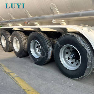 Semirremolque <span class=keywords><strong>Cisterna</strong></span> de Combustible de Servicio Pesado de 4 Ejes, 54000L, Acero al Carbono/Aluminio, para Transporte de Diésel, Gasolina y Petróleo - Product Image 2