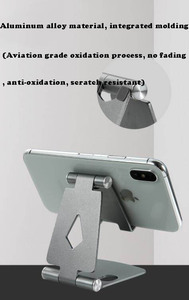 Soporte Plegable de Aleación de Aluminio para Teléfono Móvil, Soporte Metálico de Mesa con Rotación de 270 Grados, 2021 - Product Image 3
