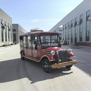 Vehículo Turístico Eléctrico de Alta Comodidad, Estilo Vintage Retro, 8 Asientos, Carro Clásico de Turismo con Batería de Litio para Turismo Panorámico en Resorts - Product Image 6