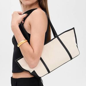 Custom DIY Women's Slim Bateau Tote <b>Bag</b> <b>Lightweight</b> Canvas Shoulder <b>Bag</b> Embroidery Magnetic Closure Winter Summer Travel - Product Image 2