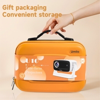 Dernier Design Umiio P10 Projecteur Portable pour Jeux Vidéo Prise en Charge 4K HD Plusieurs Médias Projecteur Intelligent avec Sac de Transport EVA