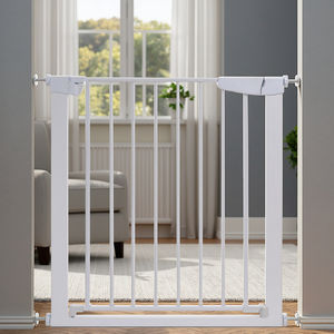 Barrière <span class=keywords><strong>de</strong></span> sécurité pour bébé facile à installer, barrière <span class=keywords><strong>de</strong></span> sécurité pour animaux <span class=keywords><strong>de</strong></span> compagnie en métal durable pour l'intérieur et l'extérieur, barrière anti-enfants pour la cuisine, barrière pour chiens - Product Image 2