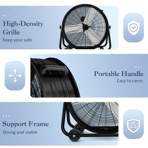 0.9m Plastic Case High Velocity Drum <b>Fan</b> Silence <b>Large</b> Industrial Pedestal <b>Fan</b> Cooling Gym Oscillation Floor <b>Fan</b> - Product Image 3