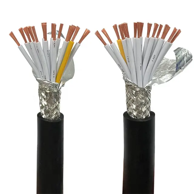 Factory Wholesale Flexible PVC Insulated Shield Cable Signal Flexible Cable