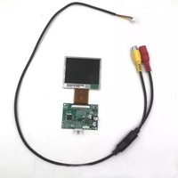 Écran LCD Taidacent 2,4/3/4,3/5/7 pouces avec carte de commande NTSC/PAL, moniteur d'affichage LCD pour réparation de téléviseurs, jeux, caméras, voitures