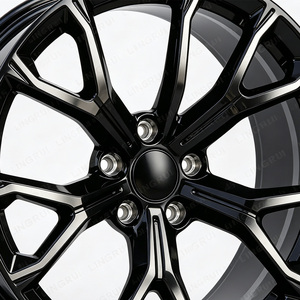 Jantes concaves décalées de 20, 21 et 22 pouces, PCD 5x112, couleur noir canon, pour Audi A7 RS6 <span class=keywords><strong>Porsche</strong></span> Cayenne Coupé Mercedes GLE Luxe - Product Image 3