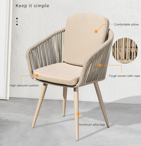 Outdoor Furniture <b>Garden</b> Eco-friendly Plastic Wood Rattan Rope Chairs Extension <b>Table</b> Set ZALKJPO Outdoor Extension <b>Table</b> ZALKJP - Product Image 2