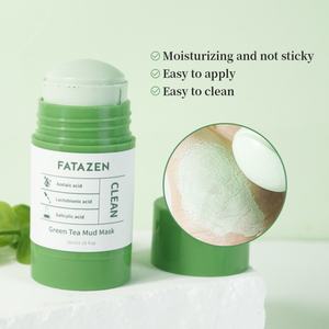 Etiqueta privada Orgánica Té verde Máscara de arcilla Stick Cuidado de la piel facial Belleza Máscara de barro Natural Sólido Té verde Mascarilla - Product Image 6