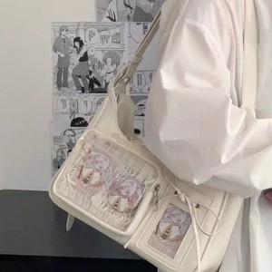 Nuova borsa originale fatta a mano di nicchia di Design estetica piccolo appetito borsa a tracolla compatta per gli appassionati di Anime - Product Image 4