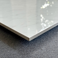 Carreaux de sol en porcelaine polie brillante effet marbre grand format 60x120 cm (1200x600mm) pour salon, luxe 24x48