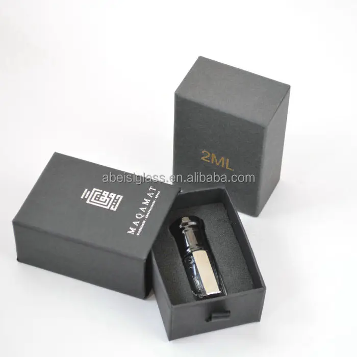 Custom Luxury Paper Arabic Perfume Attar Bottle Packaging Perfume Gift Boxes For Attar