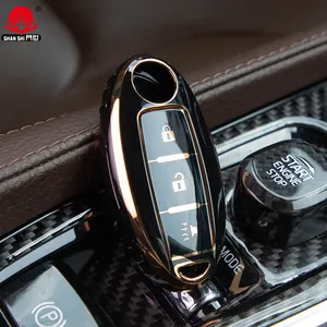 Protective Case Smart Key 3 buttons TPU Key cover For Nissan Tiida/Sylphy/Teana/Qashqai