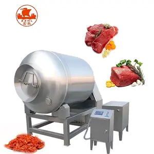 Vacuum tumbling marinator / salt beef meat massage tumbler / blender mixer for meat processing
