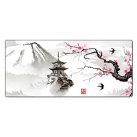 Tapis de Souris Gaming Écologique et Imperméable Grande Taille à Motif Dessin Animé Mignon pour Clavier d'Ordinateur - En Stock