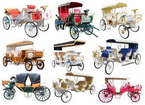 Carruaje de Caballos Eléctrico y de Lujo de Estilo Victoriano Real para Turismo y Atracciones Ecuestres - Product Image 5