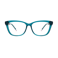 Vente en gros de montures optiques de luxe à la mode en acétate avec verres en PC, lunettes de prescription de haute qualité pour hommes et femmes
