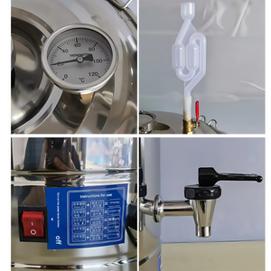 Alambic électrique de 25 L, type domestique, rectification de la liqueur, colonne de reflux, distillation, extracteur d'alcool - Product Image 6