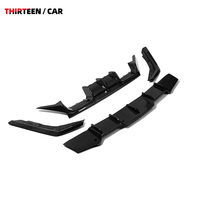 Diffuseur arrière TR Dry Carbon Fiber TR V3, spoiler inférieur, pour kit BMW M2 G87 avec séparateurs d'angle de pare-chocs arrière