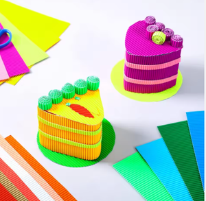 Papier ondulé coloré écologique en gros avec fonction anti-frisottis, personnalisable pour matériaux <span class=keywords><strong>d</strong></span>'artisanat et de bougies - Product Image 4