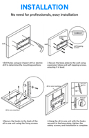 Pantalla Digital LCD de 43 Pulgadas para Menús, Soporte de Pared, Caja de Luz LCD Inteligente y Delgada, Señalización Digital Publicitaria