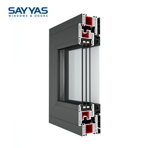 <span class=keywords><strong>Ventana</strong></span> Abatible de <span class=keywords><strong>PVC</strong></span> Serie 88 con Aislamiento Acústico y Doble Acristalamiento para Villas y Apartamentos, Ventanas Sayyas DC88 - Product Image 1