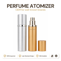 Flacons de parfum de voyage personnalisés de 10 ml, flacons de voyage magnétiques rechargeables de 5 ml, atomiseur pressurisé de 8 ml, flacon de parfum