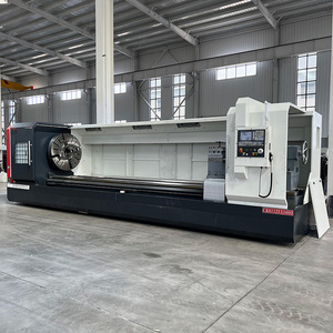 Torno CNC CK61125 de 5000 mm con husillo de 130 mm, husillo D11, torno CNC de bancada plana con torreta de 4 estaciones - Product Image 2