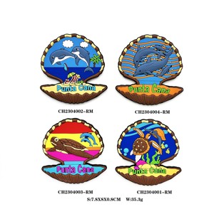 Logo personnalisé, aimant de réfrigérateur en PVC 3D, <span class=keywords><strong>souvenir</strong></span> de la République <span class=keywords><strong>dominicaine</strong></span>, PUNTA CANA, autocollants - Product Image 4