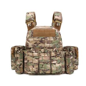 Chaleco Táctico de Camuflaje Personalizado al por Mayor, Chaleco de Seguridad con Bolsa para Cargadores, Sistema Molle - Product Image 5