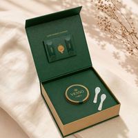 Boîtes cadeaux personnalisées en carton noir mat de luxe avec dorure à chaud pour caviar, pour présenter 50gr/125gr