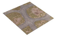 Tapis de jeu de société en néoprène, figurine Miniature réutilisable, 40k, flammes, nouveau, 2020