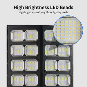 1000W Alles-In-Één Outdoor Led Straatlantaarn Op Zonne-Energie Met Bewegingssensor Ip65 Abs Lichaam Voor Wegverlichting - Product Image 5