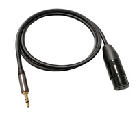 Microphone dynamique, microphone à condensateur 5V/48V, interface audio de qualité professionnelle, câble de diffusion en direct 3.5mm vers câble XLR