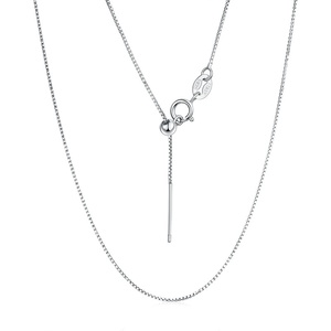 Kalung Wanita Universal Rantai Mutiara Chopin yang Dapat Disesuaikan dengan Penetranan Jarum Berhias Manik-manik Perak Sterling S925 - Product Image 5