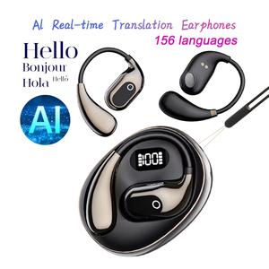 Auricolari Traduttori AI Universali, Traduzione in Tempo Reale Wireless, Cuffie BT TWS Intelligenti per Traduzione Linguistica - Product Image 1