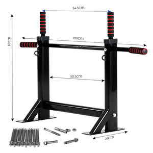 <span class=keywords><strong>Barra</strong></span> de Dominadas de Acero Horizontal <span class=keywords><strong>para</strong></span> Gimnasio en Casa, Fijada a la Pared, con Capacidad de Carga de 200 kg <span class=keywords><strong>para</strong></span> Ejercicios de Fitness y Entrenamiento Muscular - Product Image 2
