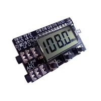 Papan Modul Kit Pemancar Stereo FM Digital LCD 2 Saluran Transmisi Audio Nirkabel DC 3.6V-15V -5C-50C 78MHz 108MHz