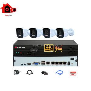 Sistema de Cámara de Seguridad <span class=keywords><strong>POE</strong></span> 4K 8MP, <span class=keywords><strong>Kit</strong></span> NVR de 4CH 8CH 16CH, 25FPS, Detección de Humanoides y Vehículos con IA, Sistema de Vigilancia CCTV IP para Exteriores - Product Image 3