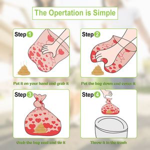 Prix de gros du fabricant : Sacs à déjections canines Juicepet pour l'extérieur, 0,012 mm, boîte cadeau, biodégradables et compostables - Product Image 6