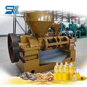 Edible sunflower seed / peanut / groundnut / cottonseed / oil processing machine small cold press oil machine price