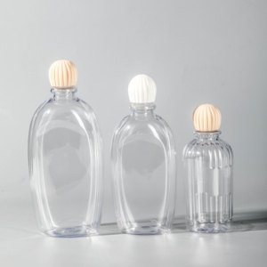 Giá tốt cho 250ml 300ml 500ml rõ ràng Pet nhựa Lotion chai với thiết kế cap cho sữa tắm điều hòa chai dầu gội đầu - Product Image 3