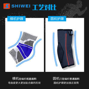 Shiwei <b>Ankle</b> <b>Support</b> Compression Breathable Non-Slip Massage For Football Adult Unisex - Product Image 5