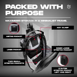Factory Wholesale Magnetic Bag <b>Water</b> <b>Bottle</b> <b>Holder</b> Gym <b>Bottle</b> Carrier Bag With Phone Pocket Organizer Sling Bag Pouch Sleeve - Product Image 5